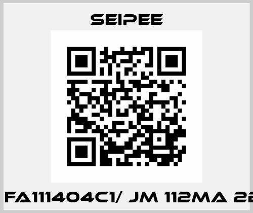NO: FA111404C1/ JM 112MA 2B35 SEIPEE