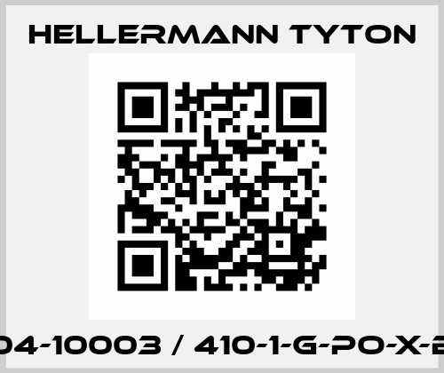 404-10003 / 410-1-G-PO-X-BK Hellermann Tyton