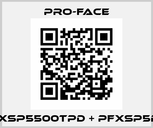 PFXSP5500TPD + PFXSP5B10 Pro-Face