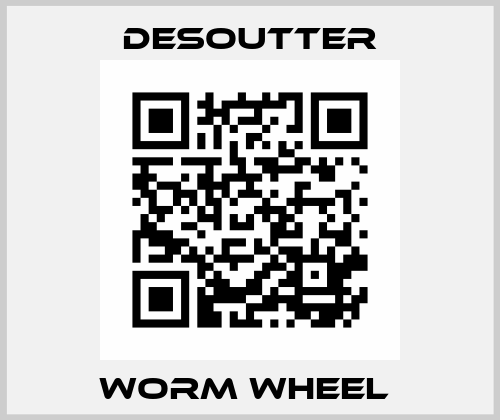 WORM WHEEL  Desoutter