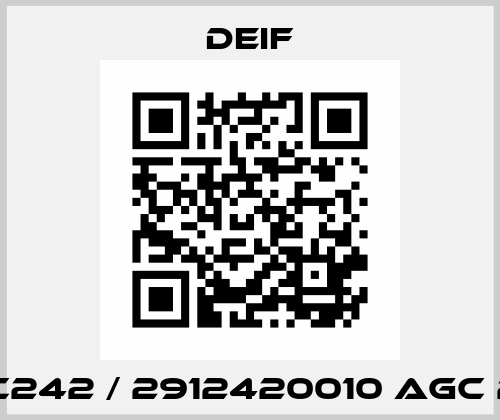 AGC242 / 2912420010 AGC 200 Deif