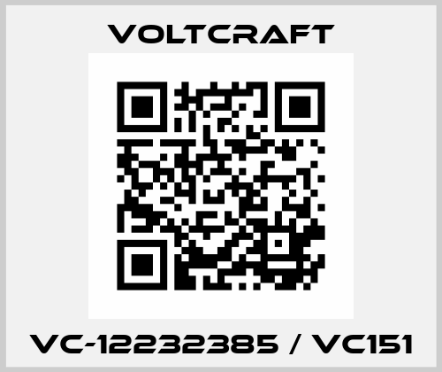 VC-12232385 / VC151 Voltcraft