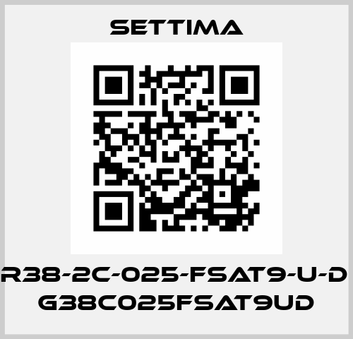 GR38-2C-025-FSAT9-U-D /  G38C025FSAT9UD Settima