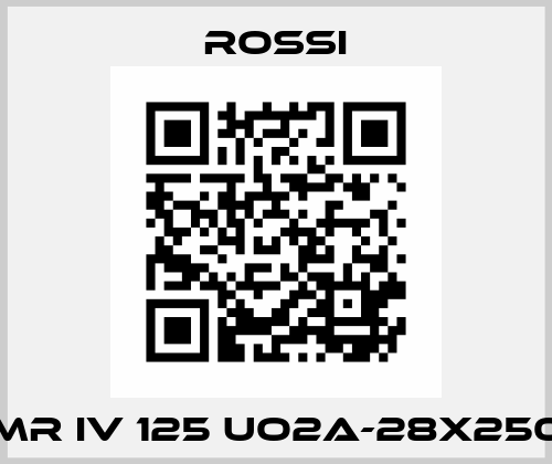 MR IV 125 UO2A-28x250 Rossi