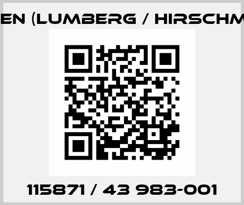 115871 / 43 983-001 Belden (Lumberg / Hirschmann)