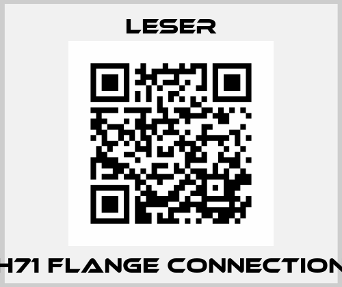 H71 Flange connection Leser