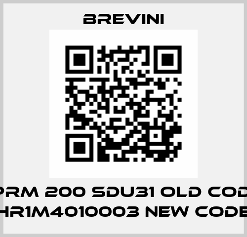 HPRM 200 SDU31 old code/ HR1M4010003 new code Brevini
