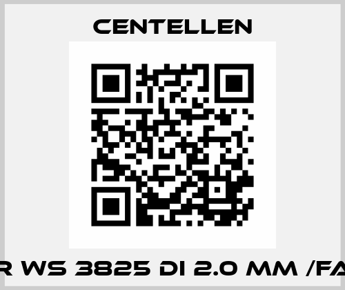 R WS 3825 DI 2.0 MM /FA Centellen