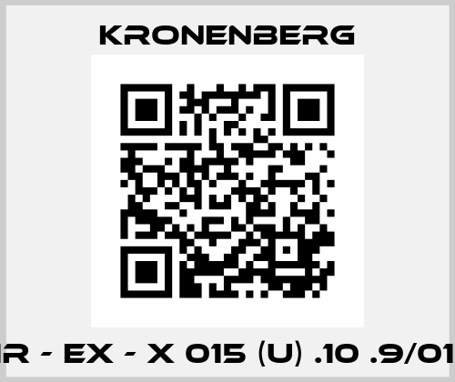 DLF1R - EX - X 015 (u) .10 .9/01EX .1 Kronenberg