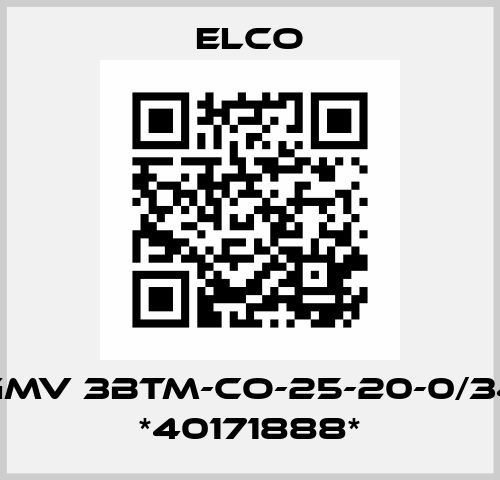 GMV 3BTM-CO-25-20-0/34 *40171888* Elco