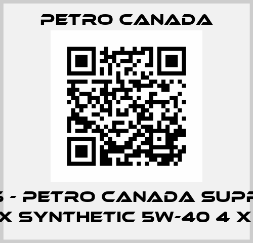 9925 - Petro Canada Supreme C3-X Synthetic 5W-40 4 x 5 L Petro Canada