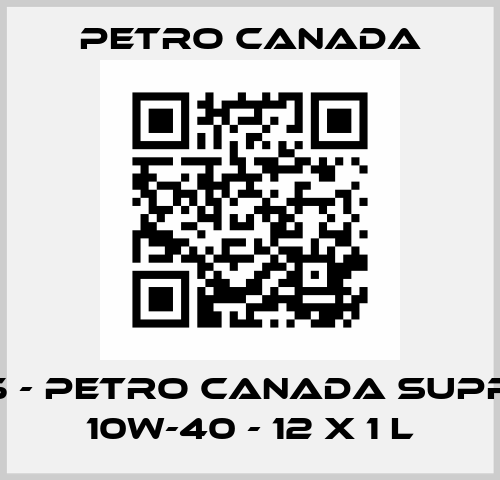 9925 - Petro Canada Supreme 10W-40 - 12 x 1 L Petro Canada