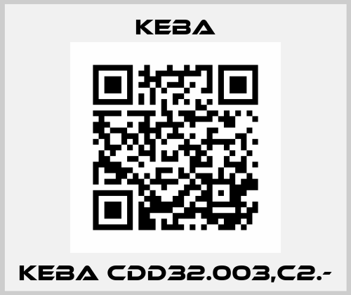 KEBA CDD32.003,C2.- Keba