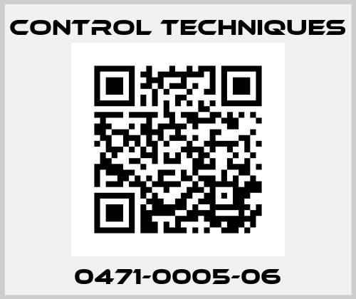 0471-0005-06 Control Techniques