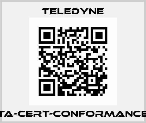 TA-CERT-CONFORMANCE Teledyne