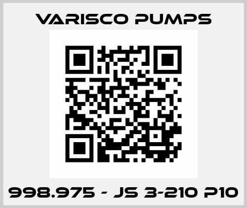 998.975 - JS 3-210 P10 Varisco pumps