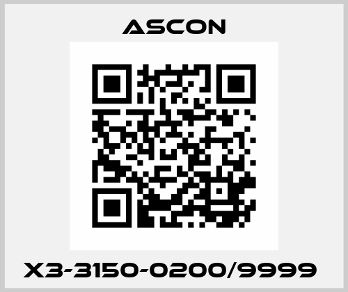 X3-3150-0200/9999  Ascon