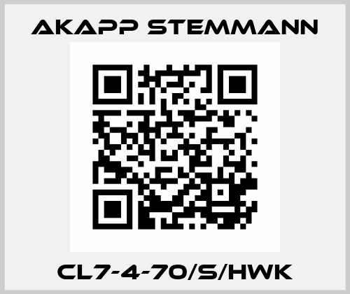 CL7-4-70/S/HWK Akapp Stemmann