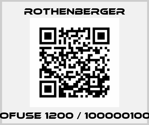 Rofuse 1200 / 1000001000 Rothenberger