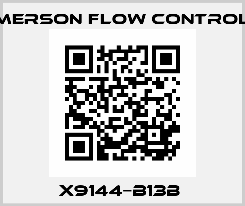 X9144−B13B  Emerson Flow Controls