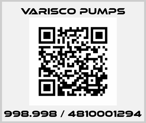 998.998 / 4810001294 Varisco pumps