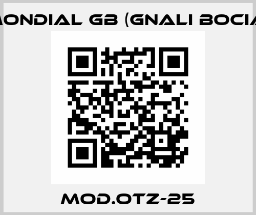 Mod.OTZ-25 MONDIAL GB (GNALI BOCIA)