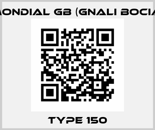 Type 150 MONDIAL GB (GNALI BOCIA)