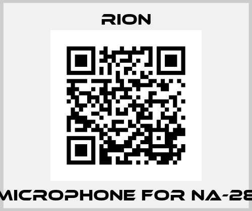 microphone for NA-28 Rion