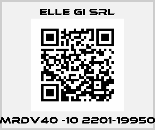 MRDV40 -10 2201-19950 ELLE GI SRL