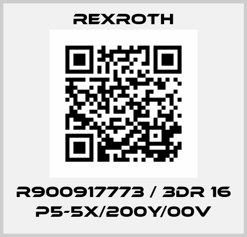 R900917773 / 3DR 16 P5-5X/200Y/00V Rexroth
