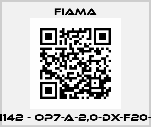 31142 - OP7-A-2,0-DX-F20-G Fiama