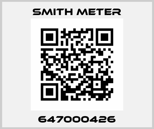 647000426 Smith Meter