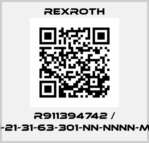 R911394742 / XM4203.21-21-31-63-301-NN-NNNN-MTXPNNNNN Rexroth