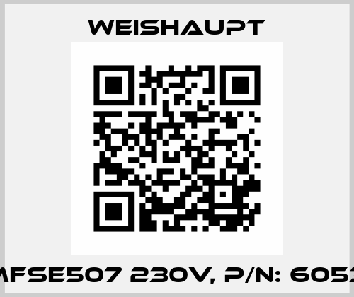 W-MFSE507 230V, p/n: 605320 Weishaupt