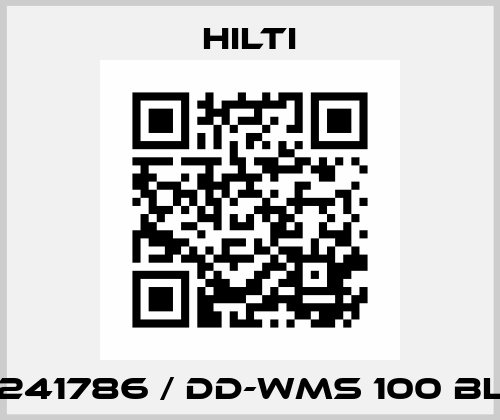 2241786 / DD-WMS 100 BLE Hilti