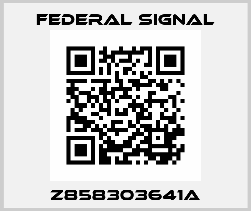 Z858303641A FEDERAL SIGNAL