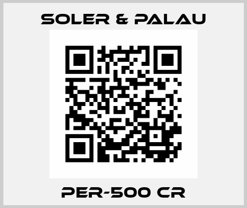 PER-500 CR Soler & Palau