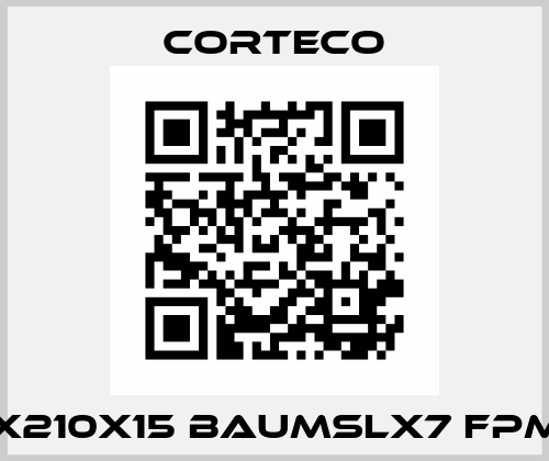 S 180X210X15 BAUMSLX7 FPM*COR Corteco