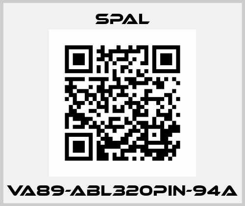VA89-ABL320PIN-94A SPAL