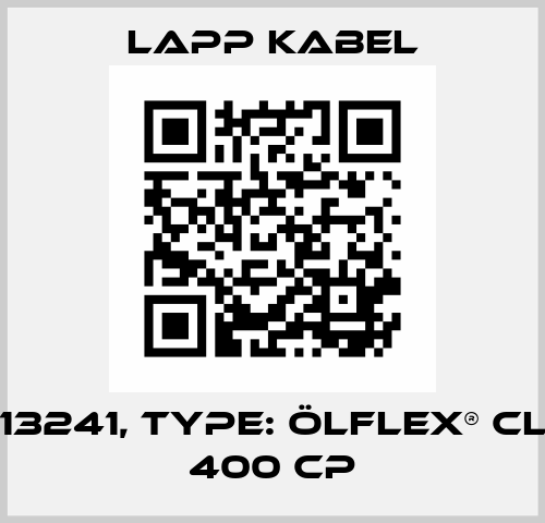 P/N: 1313241, Type: ÖLFLEX® CLASSIC 400 CP Lapp Kabel