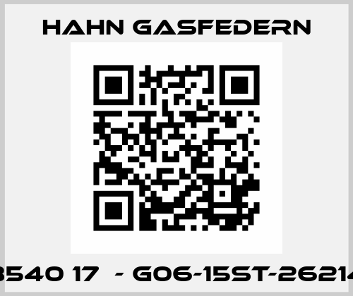 3540 17  - G06-15ST-26214 Hahn Gasfedern