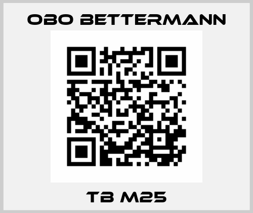 TB M25 OBO Bettermann