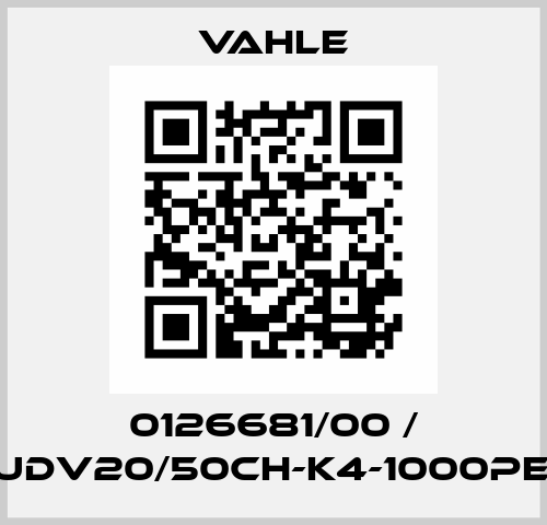 0126681/00 / DT-UDV20/50CH-K4-1000PE-CB Vahle