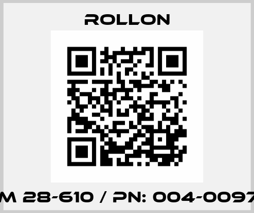 DEM 28-610 / PN: 004-009777 Rollon