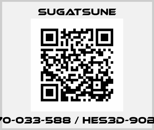 170-033-588 / HES3D-90BL Sugatsune