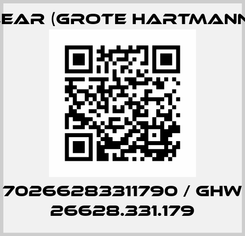 70266283311790 / GHW 26628.331.179 Lear (Grote Hartmann)