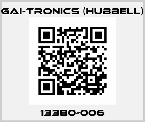 13380-006 GAI-Tronics (Hubbell)