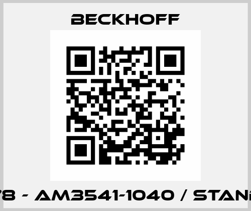 095178 - AM3541-1040 / Standard Beckhoff