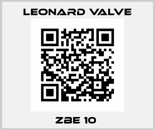 ZBE 10  LEONARD VALVE