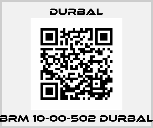 BRM 10-00-502 DURBAL Durbal